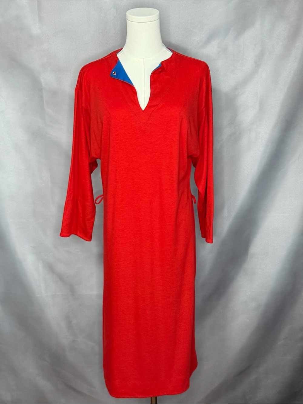 JC Penney Miss USA Red Dress 70s Vintage NOS